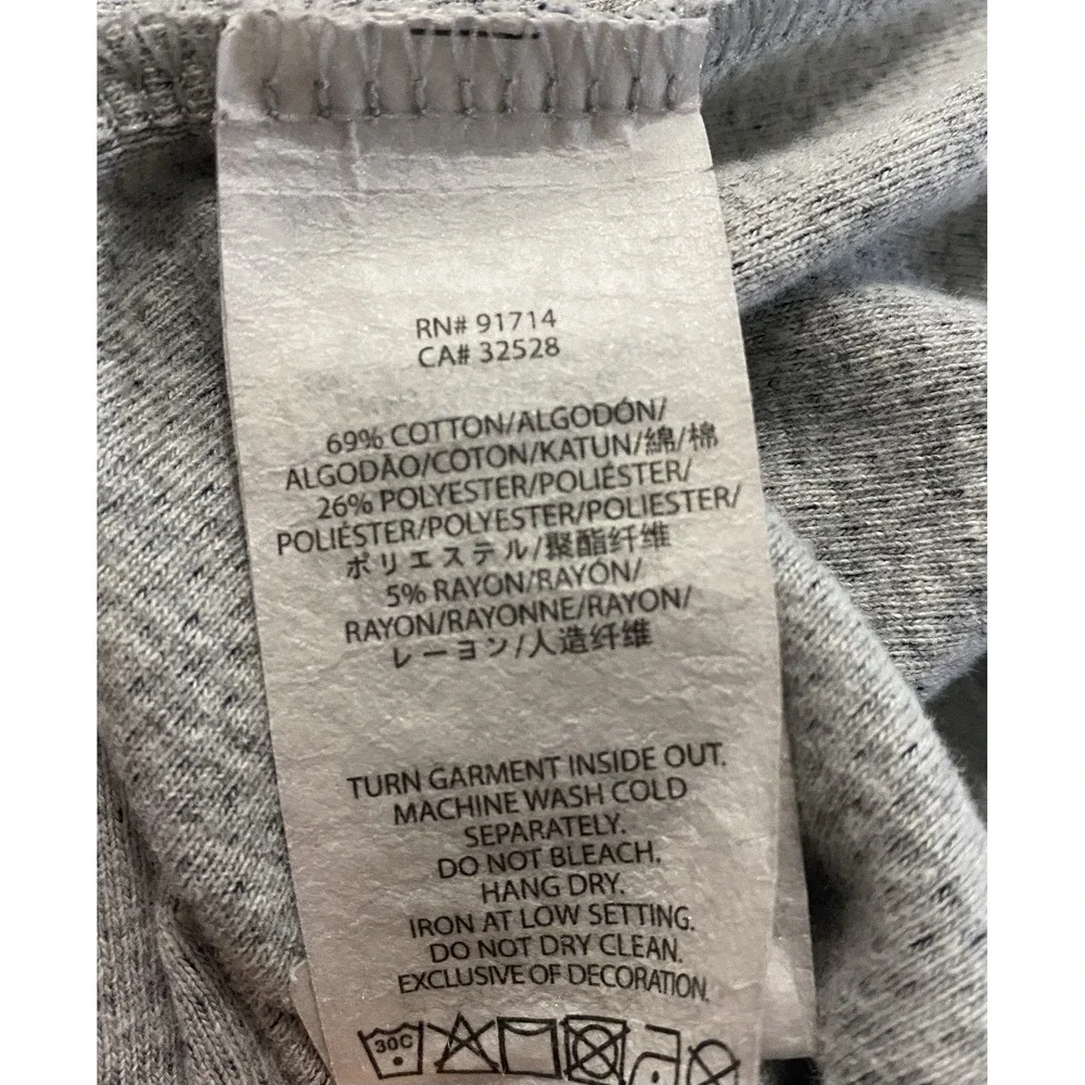 Armani Exchange Men's Dark Blue 1/4 Zip Kangaroo Pouch Pullover. Large